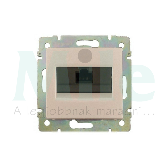 Valena adatcsatlakozó dugalj FTP RJ45 8(8) Cat6 elefántcsont csavaros LEGRAND