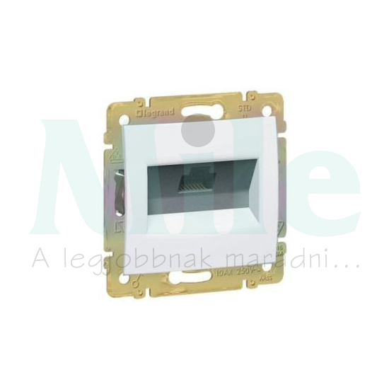 Valena adatcsatlakozó dugalj STP RJ45 8(8) Cat6 fehér csavaros LEGRAND