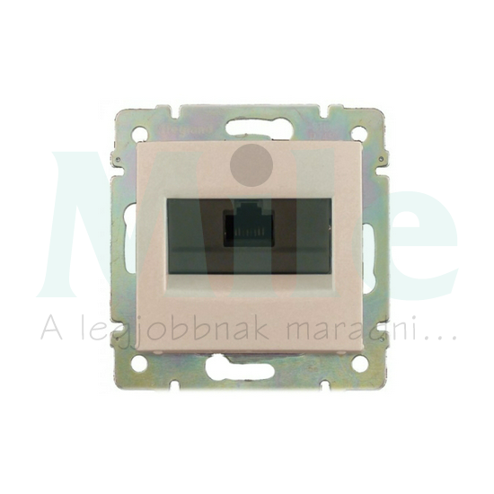 Valena adatcsatlakozó dugalj STP RJ45 8(8) Cat6 elefántcsont csavaros LEGRAND