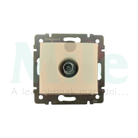 Valena antenna aljzat TV csillagpontos süllyesztett 1-kimenet végzáró 1dB/860MHz elefántcsont LEGRAND