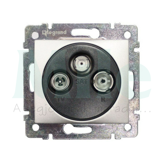 Valena antenna aljzat TV-R-SAT csillagpontos süllyesztett 3-kimenet végzáró 1.5dB/860MHz LEGRAND