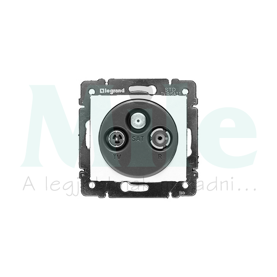 Valena antenna aljzat TV-R-SAT süllyesztett fehér 3-kimenet MM-végzáró 10dB/860MHz LEGRAND