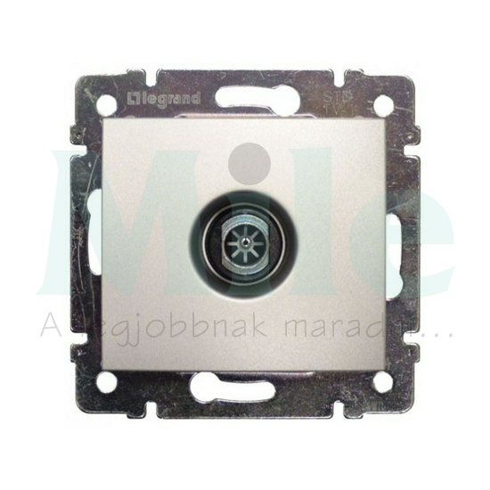 Valena antenna aljzat TV süllyesztett 1-kimenet átmenő 14dB/860MHz 1.5dB/860MHz/vonali LEGRAND