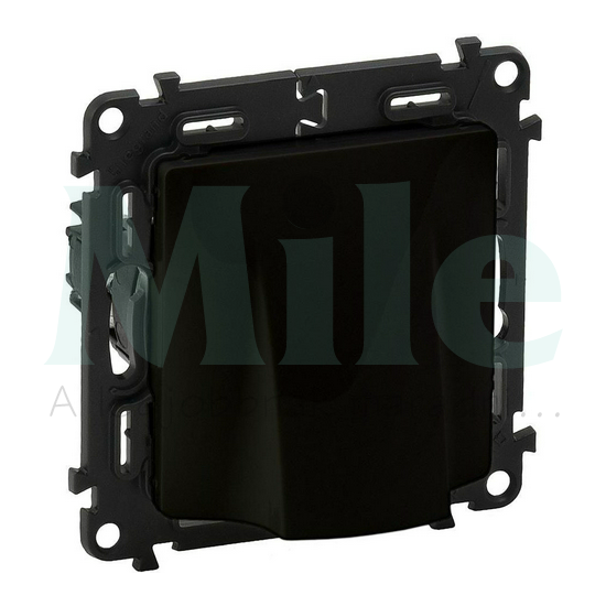 ValenaLife kábelkivezető teli fekete LEGRAND