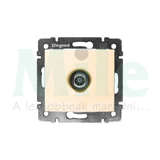 Valena antenna aljzat TV süllyesztett 1-kimenet MM-végzáró 10dB/860MHz elefántcsont LEGRAND