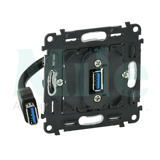 ValenaInMatic adatcsatlakozó dugalj USB Cat3 csavaros LEGRAND