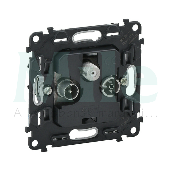 ValenaInMatic antenna aljzat TV-R-SAT süllyesztett 3-kimenet átmenő 14dB/860MHz LEGRAND