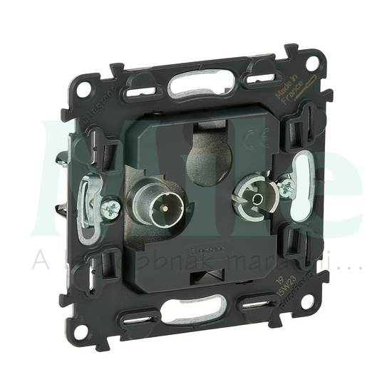 ValenaInMatic antenna aljzat TV-R süllyesztett 2-kimenet átmenő 14dB/860MHz LEGRAND