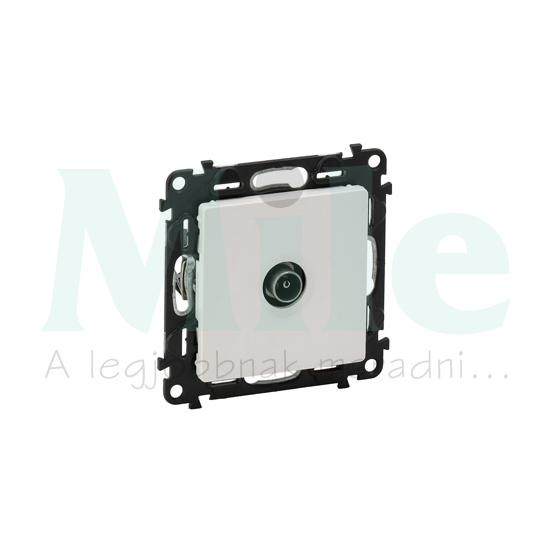 ValenaLife antenna aljzat TV csillagpontos süllyesztett fehér 1-kimenet végzáró LEGRAND