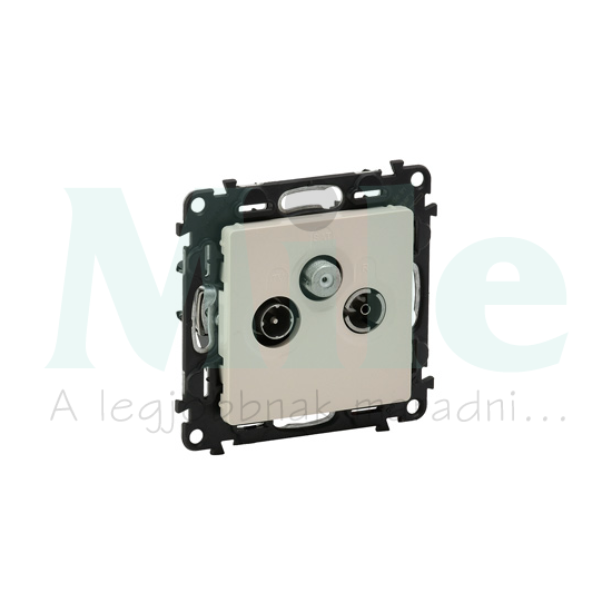 ValenaLife antenna aljzat TV-R-SAT süllyesztett 3-kimenet MM-végzáró 10dB/860MHz LEGRAND