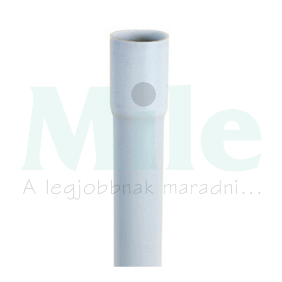 Védőcső (MüII) tokos 2700/75m/2,5m UV-álló 16mm/ 13mm PVC szürke merev RK9 GEWISS