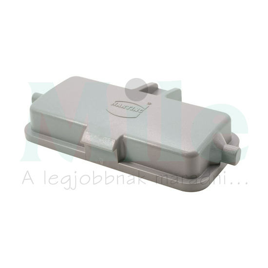 Védőfedél ipari sokpólusú csatlakozóhoz Han 10B Plastic Protect Cover 2pins HARTING