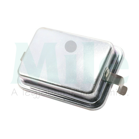 Védőfedél ipari sokpólusú csatlakozóhoz négyszögletes Han B Protect Cover Metal for Hood HARTING