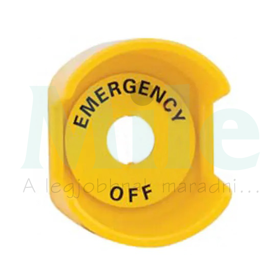 Védőgallér vészgomba-nyomóhoz OMRON