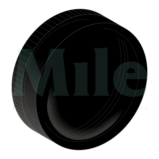 Védősapka d22 nyomógombhoz kerek fekete Harmony XAC Schneider