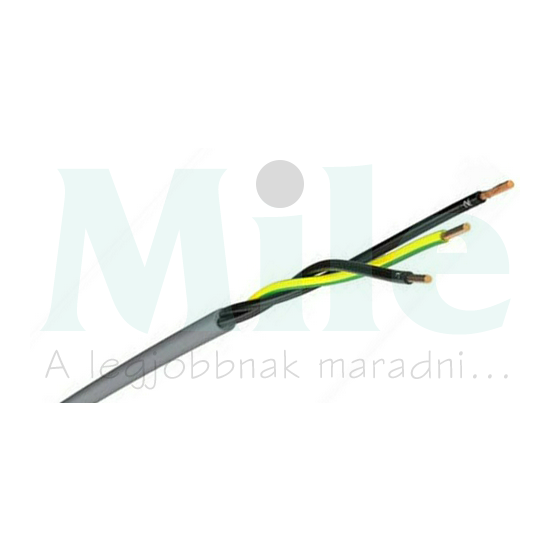 Vezérlőkábel YSLY-Jz 3x 1mm2 hajlékony szám-jelzés 500V szürke PVC-köpeny YSLY-Jz 100m