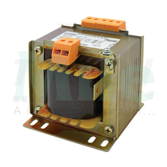 Vezérlőtranszformátor 1F 300VA 230V/prim 6V/szek 12V 18V IP00 24V T300 TRACON