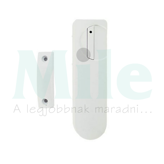 RF nyitásérzékelő 868MHz 3V/5év/CR2 Li elem 85x25x20mm 1051-hez falonkívüli fehér URMET