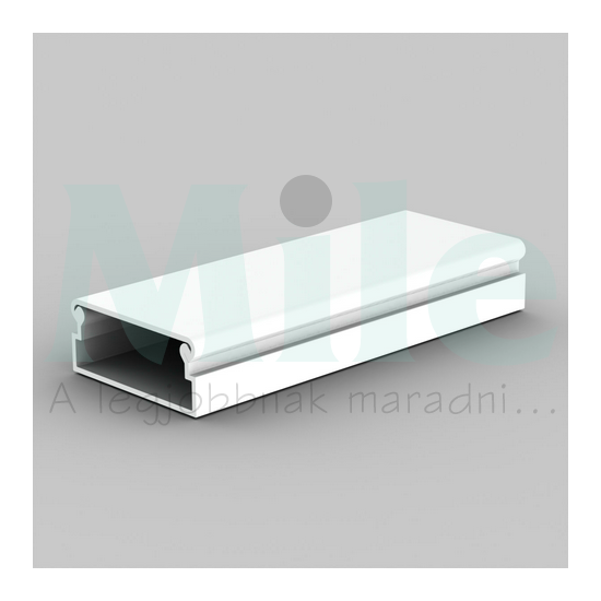 Vezetékcsatorna öntapadós műanyag 40mm x 16.5mm x 2000mm fényesfehér LV KOPOS
