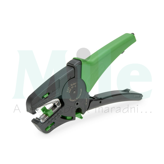 Vezetékcsupaszító fogó automatikus 0,03-16mm2 körvágó érvágóval szigetelt WAGO