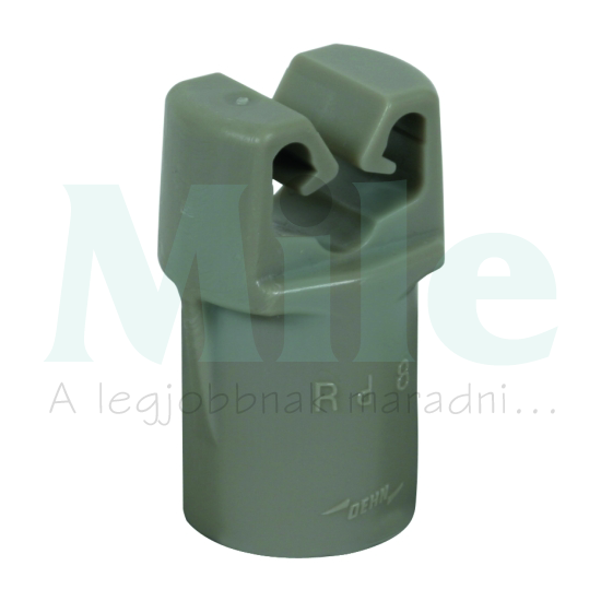 Vezetőtartó műanyag bepattintós bilincs DILH 8 SB10 K GR DEHN