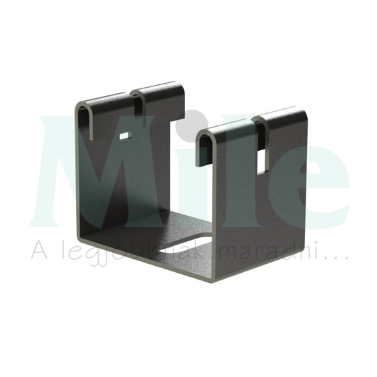 Világtási szerelőkengyel rácsos kábeltálcához vízszintes 50mm x 45mm acél csavaros SFL GS BASOR