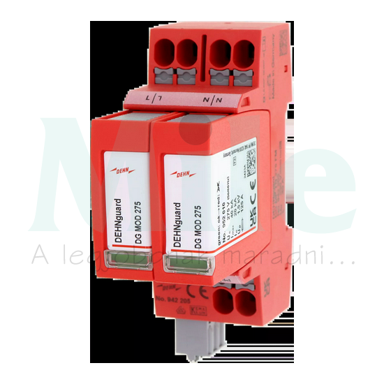Villámáram-levezető kombi DEHNguard T2 TN 230V/AC 40kA 2M DG MP TN 275 FM DEHN