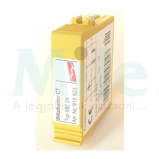 Villámáram-levezető kombinált BLITZDUCTOR XT LifeCheck-kel BCT MOD ME 24 DEHN