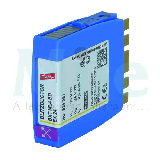 Villámáram-levezetői modul BLITZDUCTOR XT Ex (i) LifeCheck-kel 20kA BXT ML4 BD EX 24 DEHN