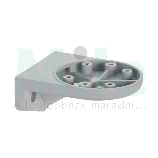 Jelzőoszlop fali tartó szürke fali szerelés WERMA