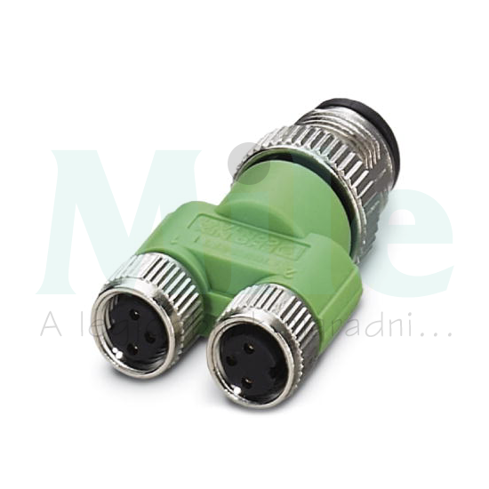 Y-elágazó adapter érzéklő/beavatkozó aljzathoz Y-adapter SAC-3P-M12Y/2XM 8FS PHOENIX CONTACT