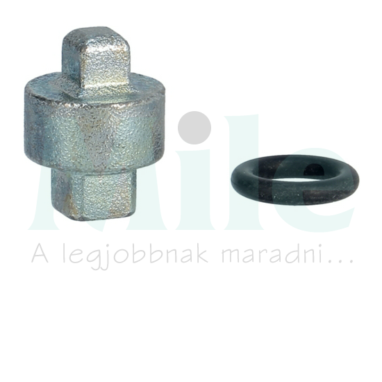 Zárbetét 8mm-es négyszög betéttel csere FZ508-hoz Quadro5/+ Hager